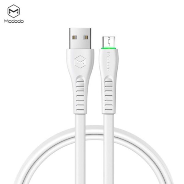Mcdodo Flying Fish Series Micro USB Data Cable with LED Light 1.2M CA-675