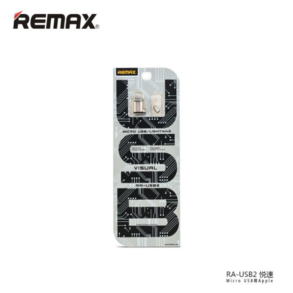Remax RA-USB2 Micro USB Female to Apple iOS Converter