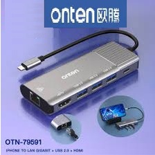 Onten Otn-79591 IP Multi- Function Dock Station Usb2.0x3 + HDMI + RJ45 + IP Charging