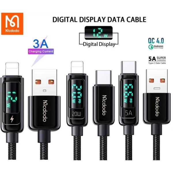 Mcdodo CA-881 / CA-869 / CA-994 / CA784 USB Typec to IP 1.2M Data Cable PD Fast Charge