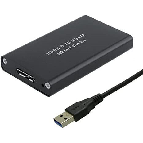 Mini USB 3.0 to Msata Adapter Hard Drive Enclosure External Hard Drive SSD Case