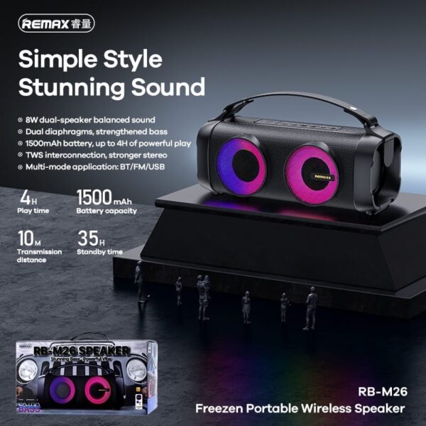 Remax RB-M26 Protable Wireless Speaker